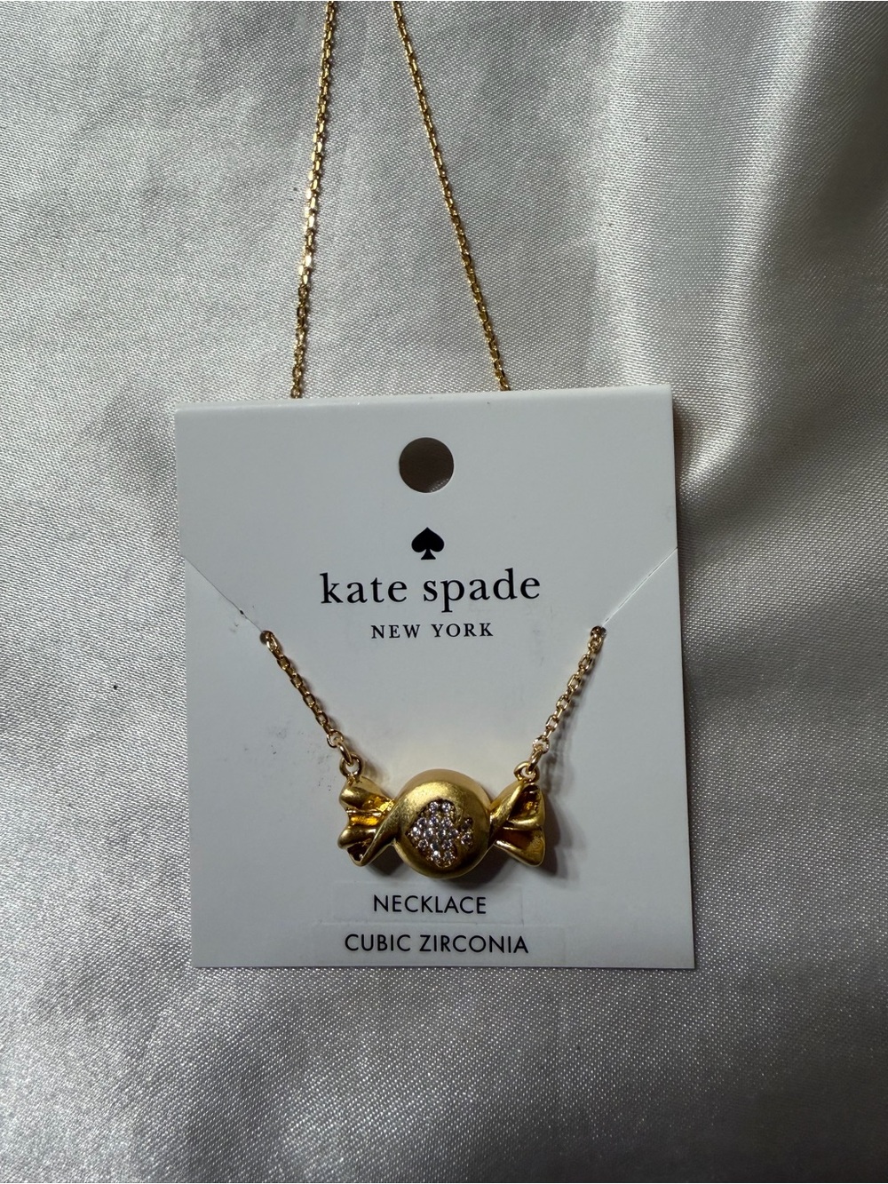 Kate spade cubic zirconia candy necklace nwt